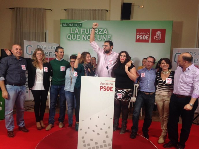Acto del PSOE de Sevilla en Guillena