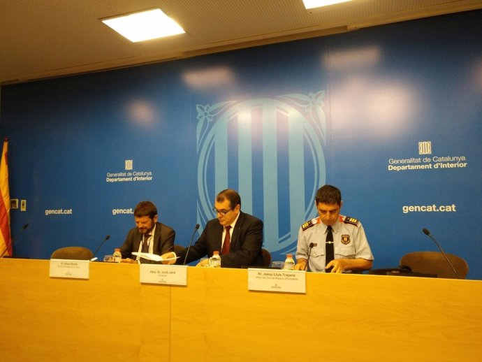 Jordi Jané, Albert Batlle y Josep Lluís Trapero