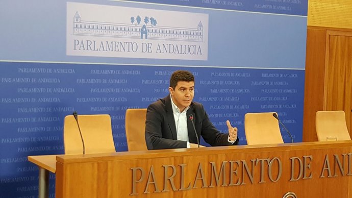 El portavoz adjunto de Cs en el Parlamento andaluz, Sergio Romero