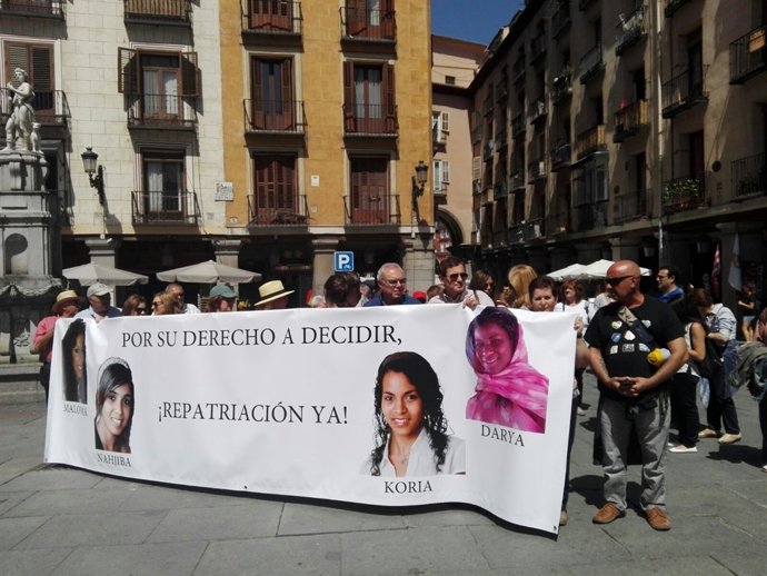 Concentración en Madrid.
