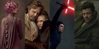 Star Wars: Los últimos Jedi, fotos inéditas con Carrie Fisher, Mark Hamill, Benicio del Toro y Laura Dern