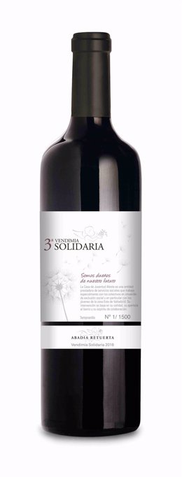 Imagen botella III Vendimia Solidaria