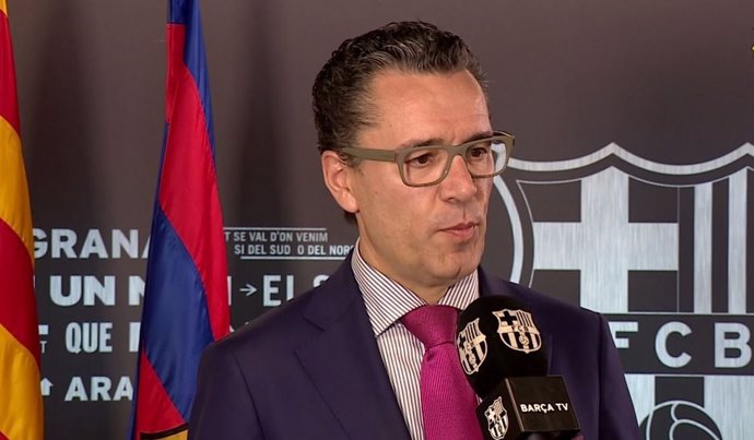 El portavoz de la Junta Directiva del FC Barcelona, Josep Vives