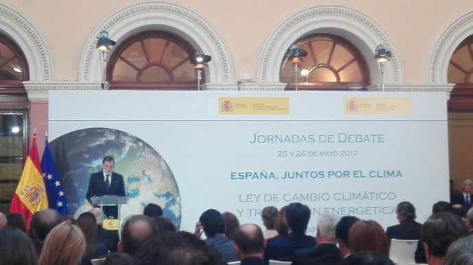 Rajoy inaugura Jornadas de debate 'España, juntos por el clima'