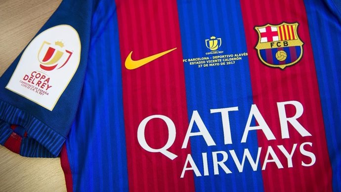 Camiseta del FC Barcelona en la final de la Copa del Rey