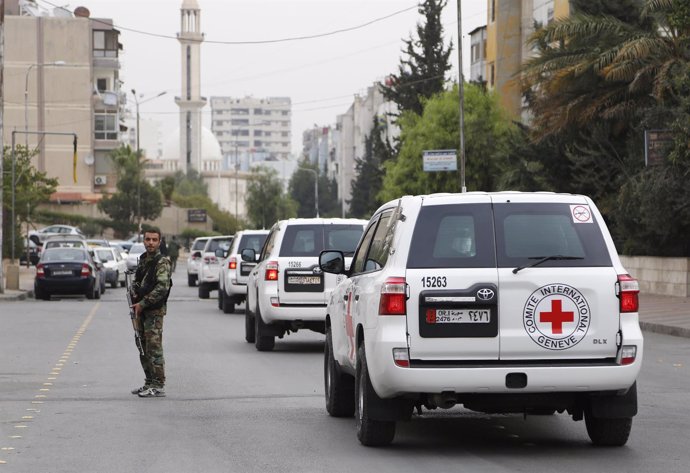 Convoy del CICR en Siria