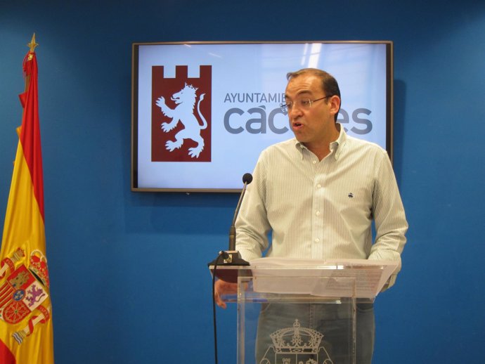 Rafael Mateos, portavoz del Gobierno de Cáceres                   