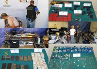 Cae una organización con tres detenidos acusados de robar en, al menos, 80 viviendas de la Región