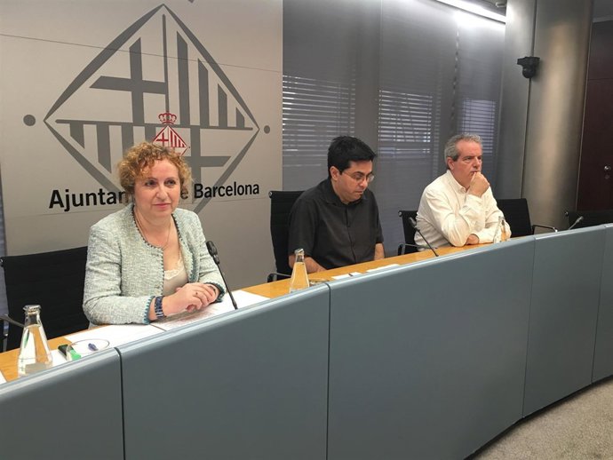 Sara Berbel, Gerardo Pisarello y Jordi Via