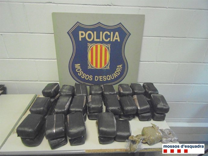 La droga confiscada pels Mossos d'Esquadra en les detencions