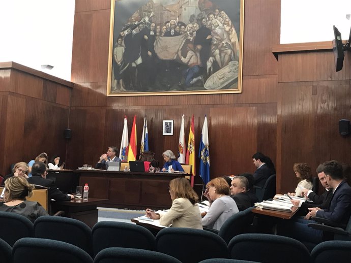 Pleno del Ayuntamiento de Santander, mmayo de 2017