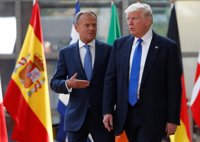 Tusk apunta diferencias con Trump y pide que la UE y EEUU se unan en mensaje: "Valores y principios primero"