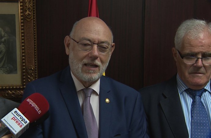 J.M.Maza (fiscal gral.Estat) J.M.Romero de Tejada (fiscal cap Catalunya)