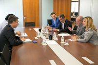 Junta y Diputación analizan el desarrollo de los planes de empleo Emple@Joven y Emple@30+ en la provincia