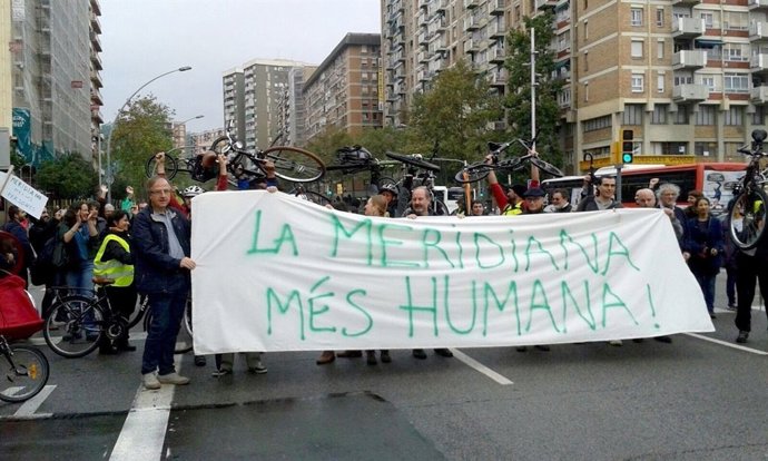 Vecinos de la Meridiana piden que la reforma priorice a peatones