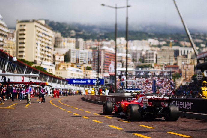 Vettel (Ferrari) en Mónaco