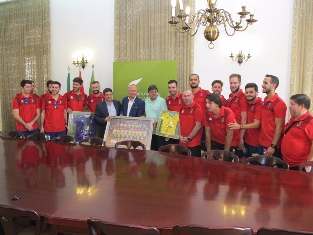 Recepción al Jaén Paraíso Interior Fútbol Sala.