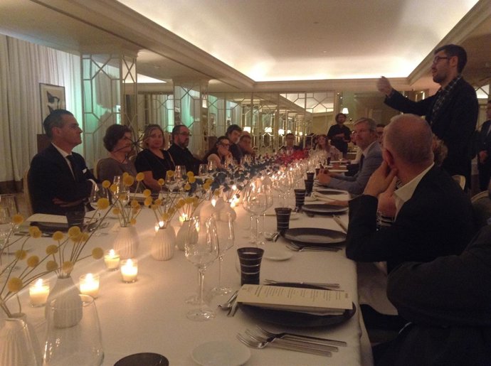 Cena-homenaje del Hotel Majestic de Barcelona en recuerdo de Joan Miró