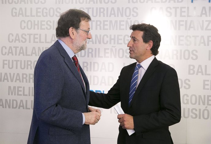 Mariano Rajoy y Biel Company en el Comité Ejecutivo del PP