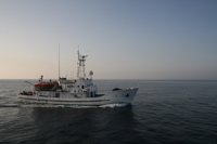 El buque hidrográfico 'Antares' realiza una jornada de puertas abiertas en Málaga