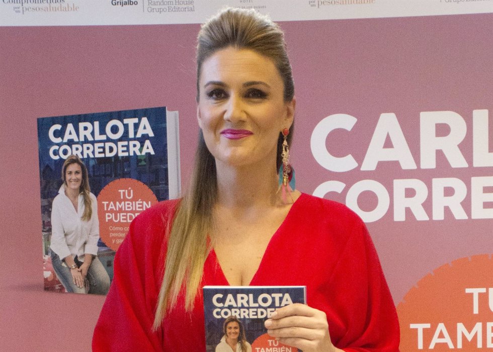 Carlota Corredera en la presentación de su nuevo libro./ Europa Press
