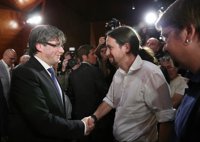 Pablo Iglesias defiende el referéndum unilateral como "movilización legítima" pero pide una consulta con garantías