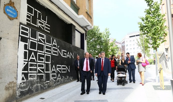 Calle Miribilla peatonalizada