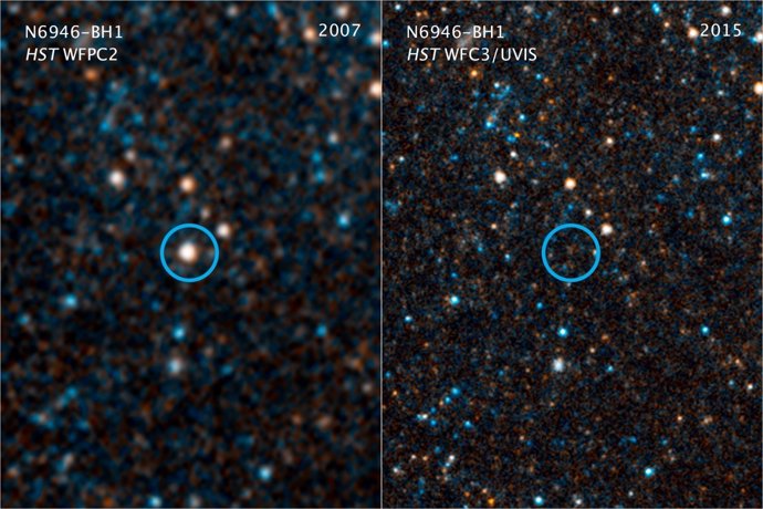 Imágenes del evento tomadas por el Hubble