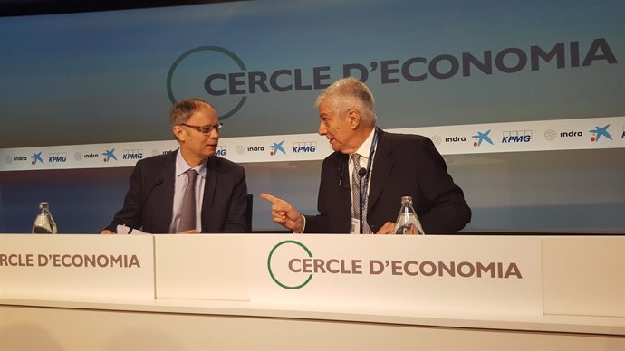 Jean Tirole i Juan José López Burniol