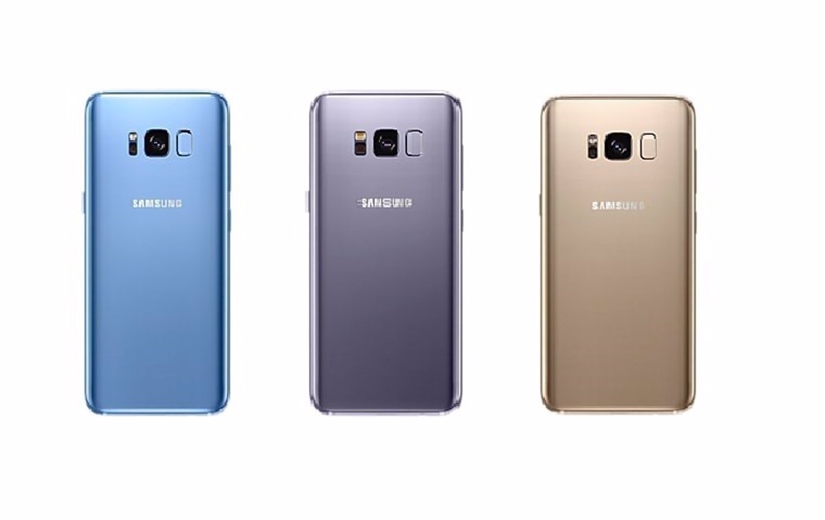 Samsung menciona tres colores para el Galaxy S8 en sitio web