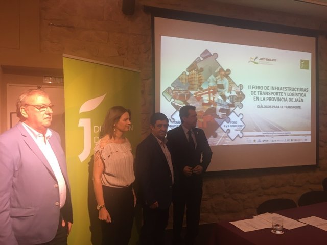 Presentación del II Foro de Infraestructuras de Transporte y Logística de Jaén.