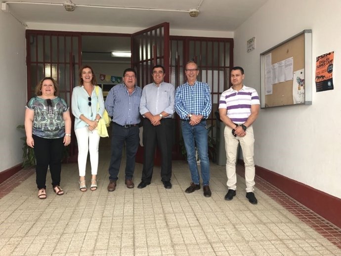 Visita al colegio Triana de Trigueros. 