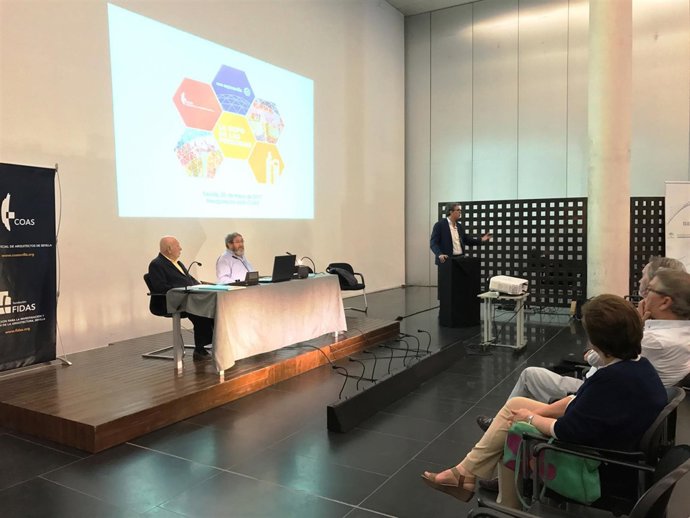 Conferencia sobre el sistema de microclima de la Expo 92