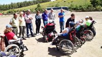 La Junta celebra con miembros de Aspace el Día de los Parques con una ruta accesible en Granada