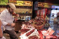La DOP Cereza del Jerte celebra el comienzo de la campaña con un concierto sorpresa en Platea Madrid