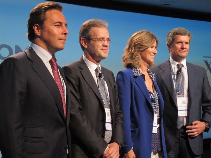 D.Gimeno(Corte Inglés) J.Gual(CaixaBank) C.Garmendia(Círculo) F.Riberas(Gestamp)