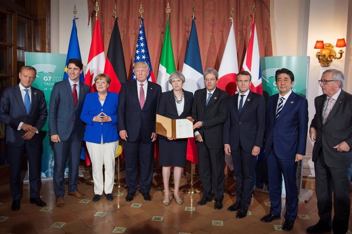 Reunión del G-7 en Taormina (Italia)