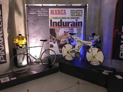 Ineficiente kiwi Dar El Museo del Deporte celebra los 25 años de la primera victoria de Indurain  en el Giro exponiendo la 'Espada'