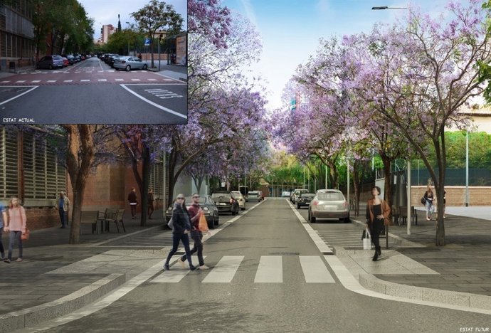 Proyecto de reurbanización de la calle del Cardenal Tedeschini