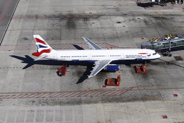 Finger o gusano,  British Airways 