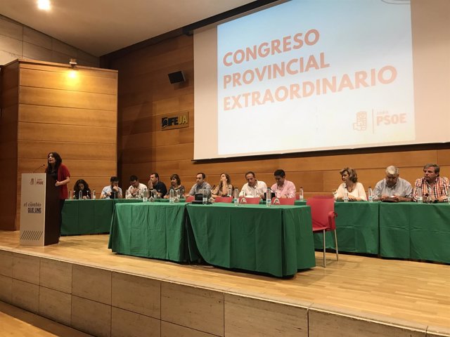 Congreso extraordinarioi del PSOE de Jaén.