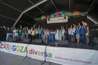 Más de 50 entidades participan en la feria Zaragoza Diversa