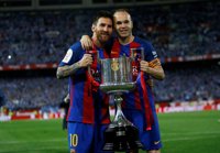 El FC Barcelona celebra su tercera Copa consecutiva