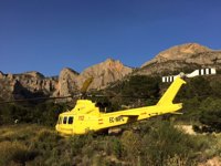 Rescatan en helicóptero a dos senderistas de 54 y 20 años y a su perro en el Cabeço d'Or