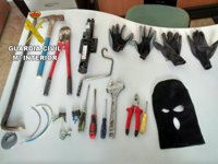 Dos detenidos por robar material de una obra al ser sorprendidos por un agente de paisano