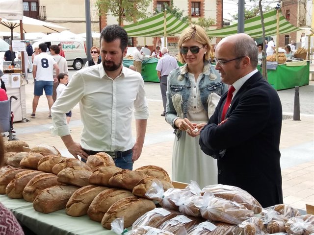 Palencia.- Tudanca, en la feria del pan de Grijota