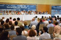El PSOE de Málaga aprueba con el 93,6% de los votos la candidatura unitaria de 35 delegados al Congreso Federal