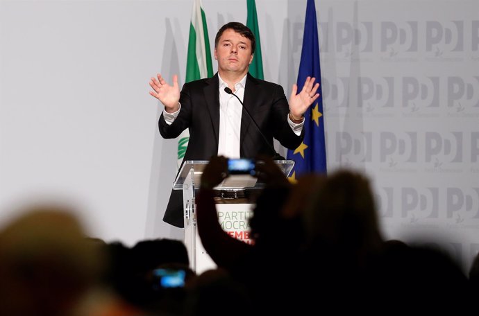El ex primer ministro Matteo Renzi