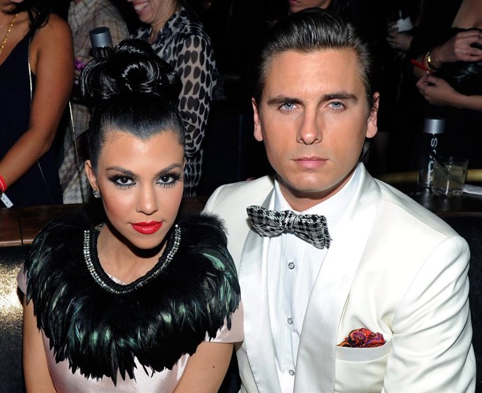 Kourtney Kardashian y Scott Disick/Getty