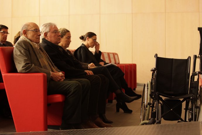 Fèlix Millet, Jordi Montull i Gemma Montull en el juici del cas Palau